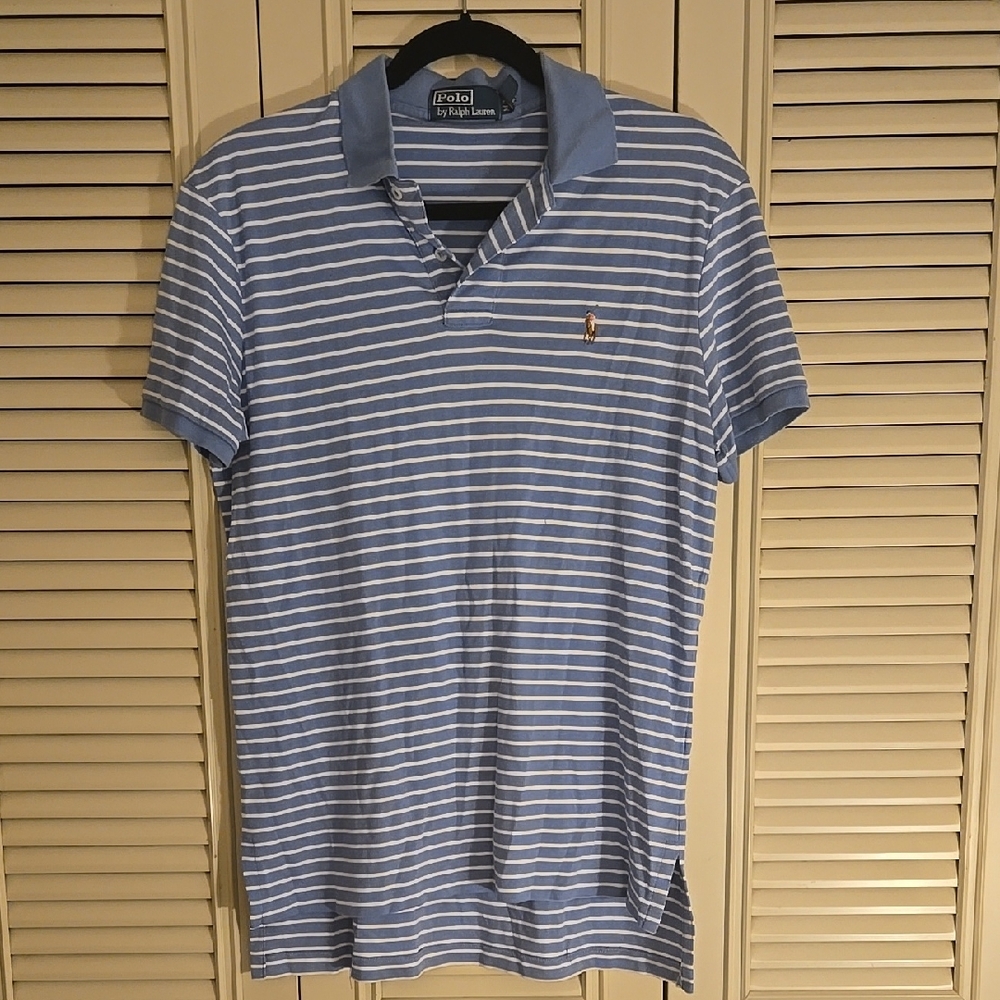Polo by Ralph Lauren Blue Striped Men's Shirt